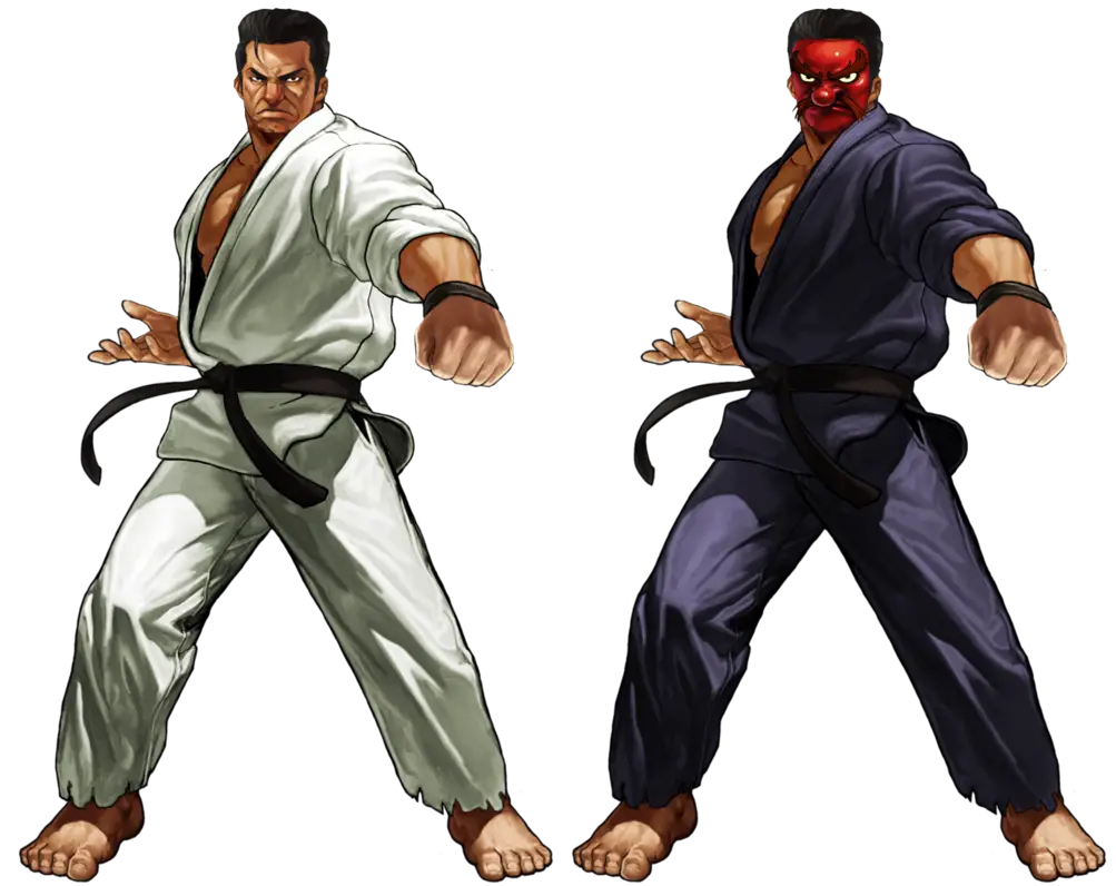 Karate Fighters Illustration
