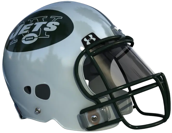Football Helmet with Team Logo