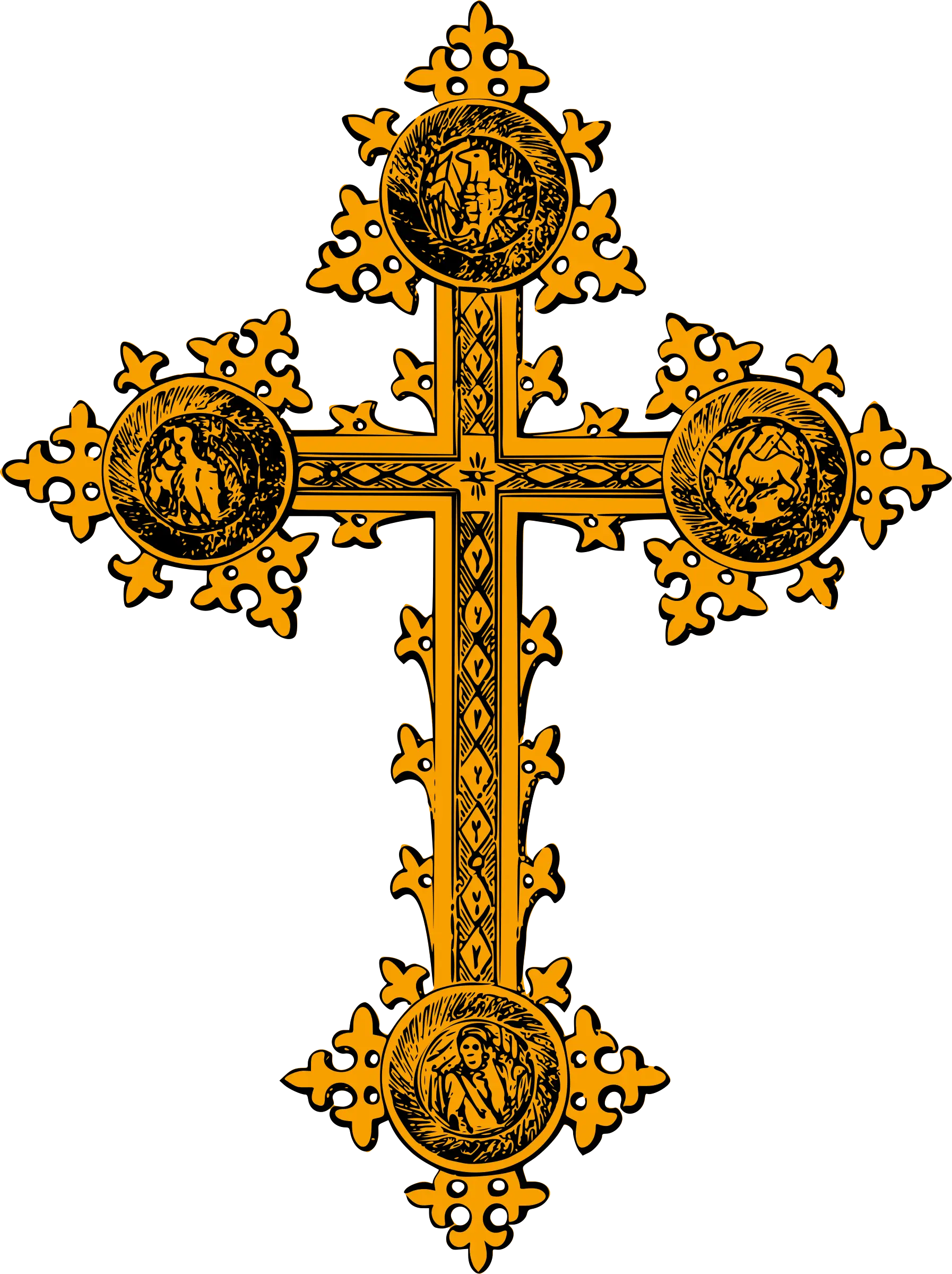 Ornate Golden Cross