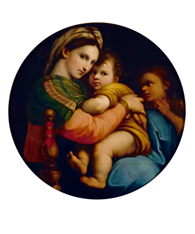 Madonna and Child Painting