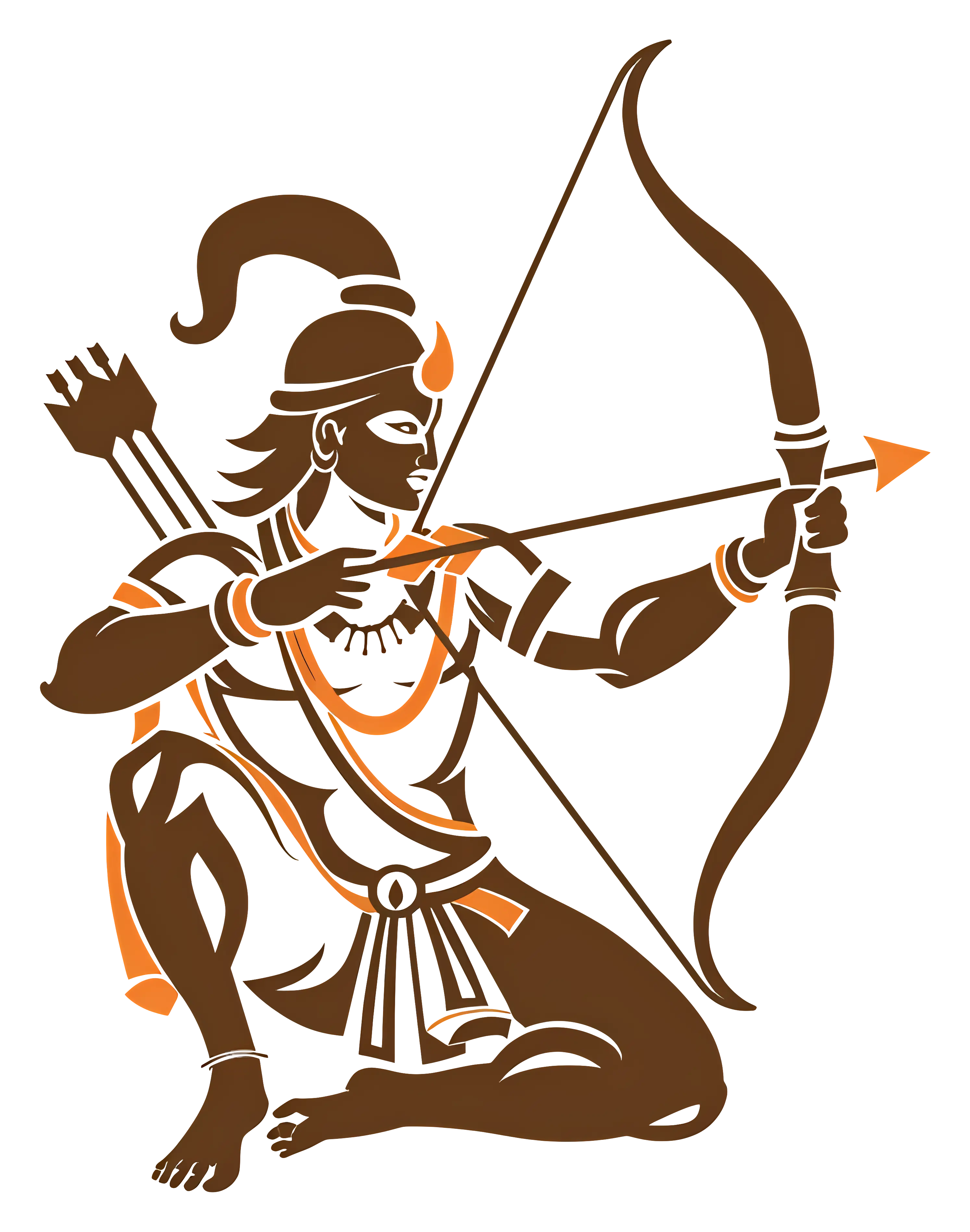 Mythological Archer with Bow
