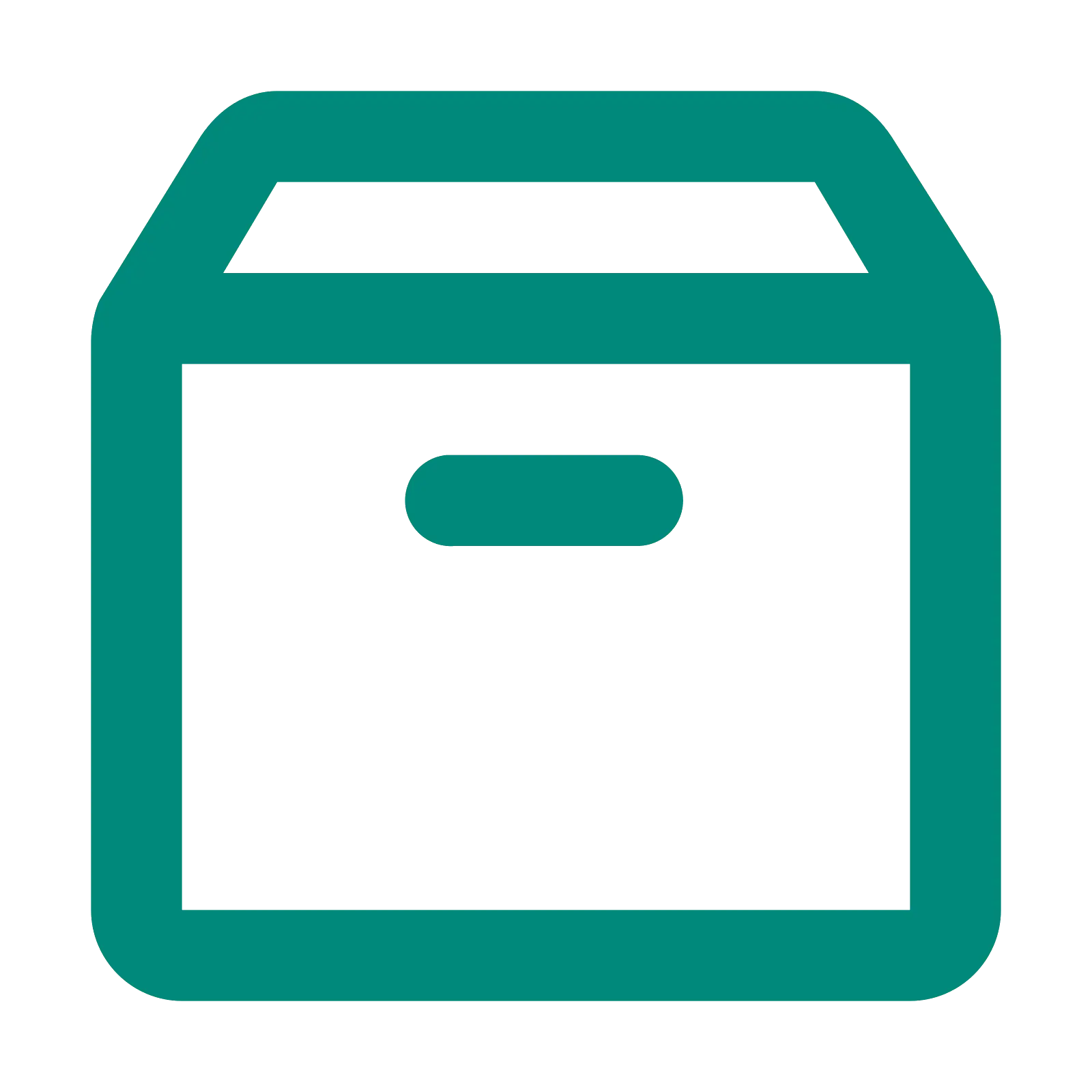 Simple Green Box Icon