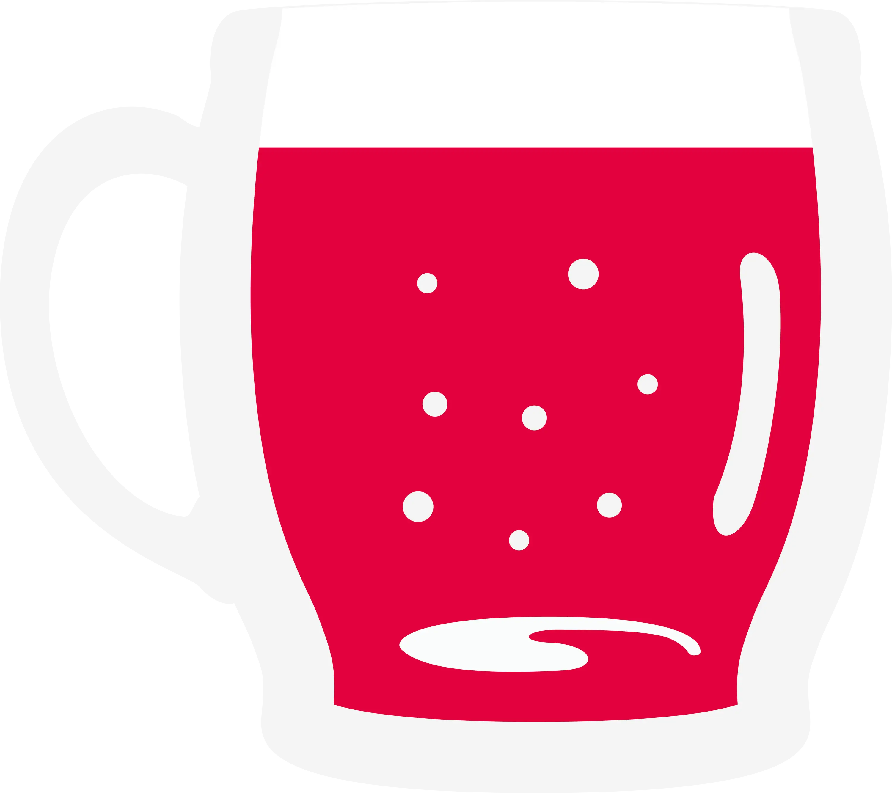 Illustration of a Red Drink in a Glass