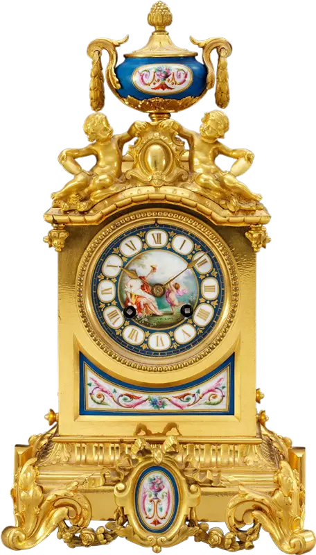 Decorative Antique Golden Clock