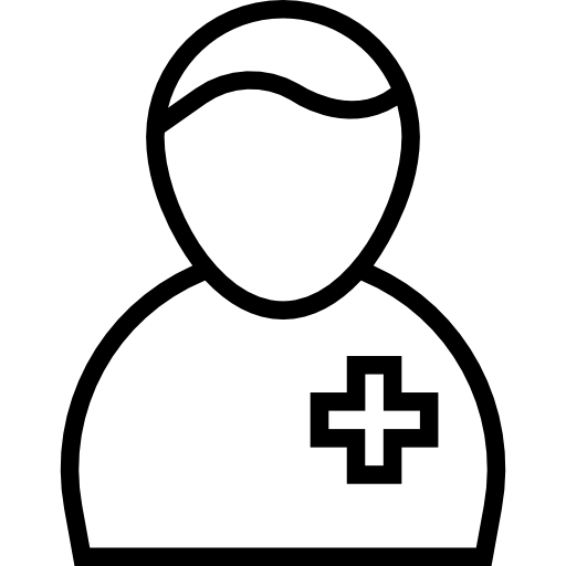 Medical Professional Icon Outline