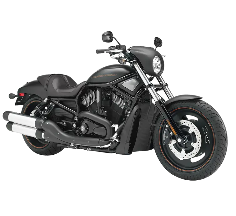 Powerful Black Motorcycle Design
