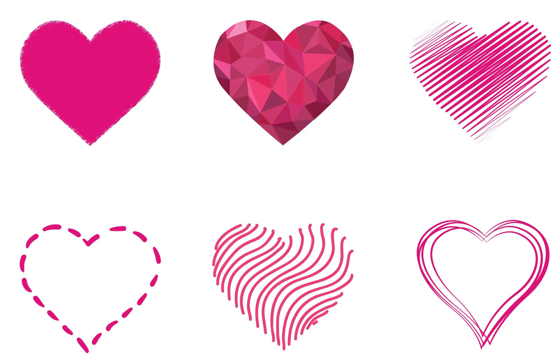 Various Heart Designs