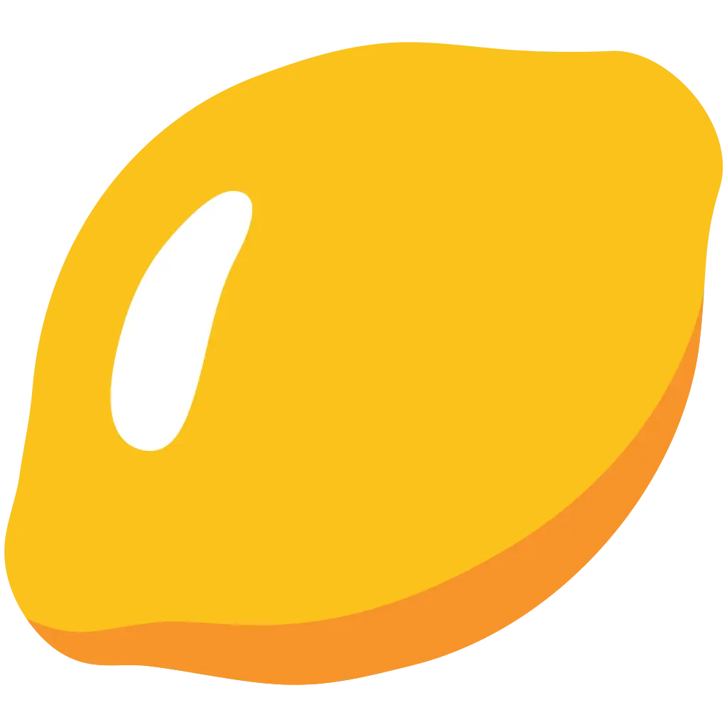 Yellow Lemon Graphic Illustration