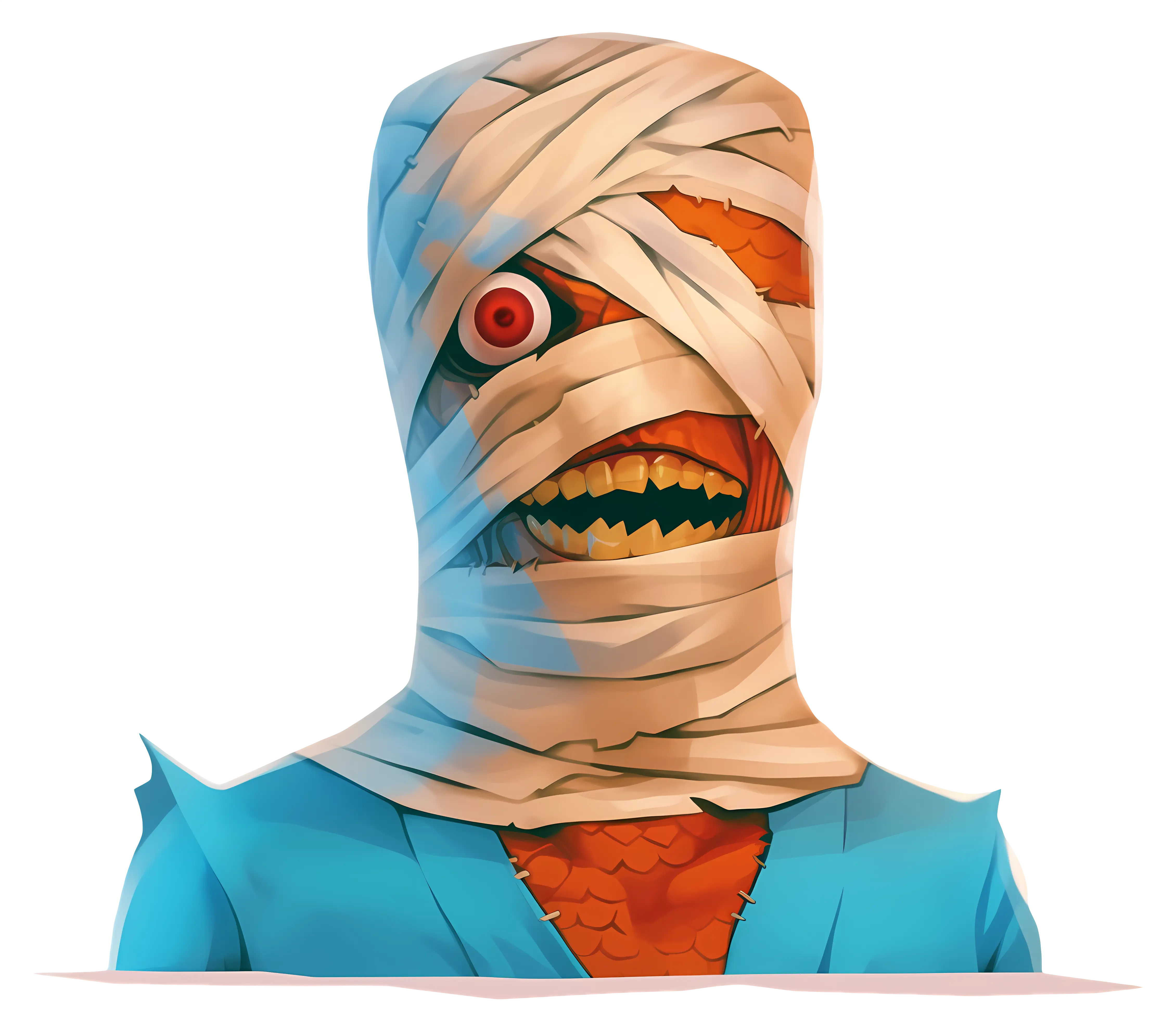Mummy Wrapped in Bandages