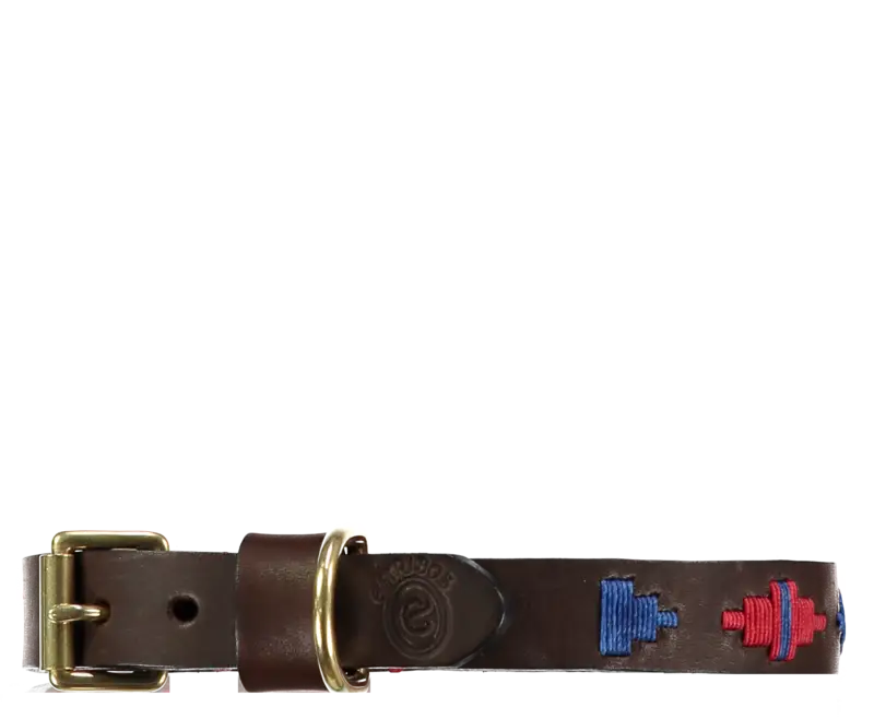 Brown Leather Belt with Buckle