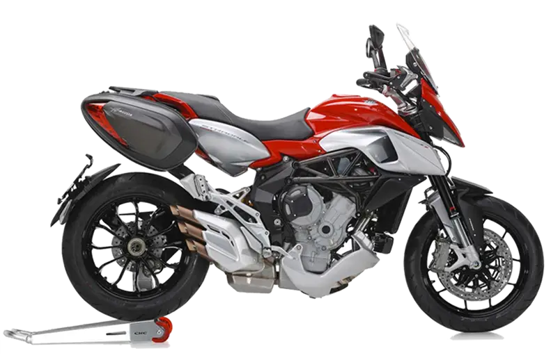 Red and Black Sports Motorcycle