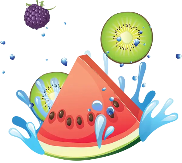 Refreshing Watermelon and Fruits