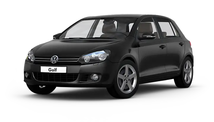 Black Volkswagen Golf Hatchback