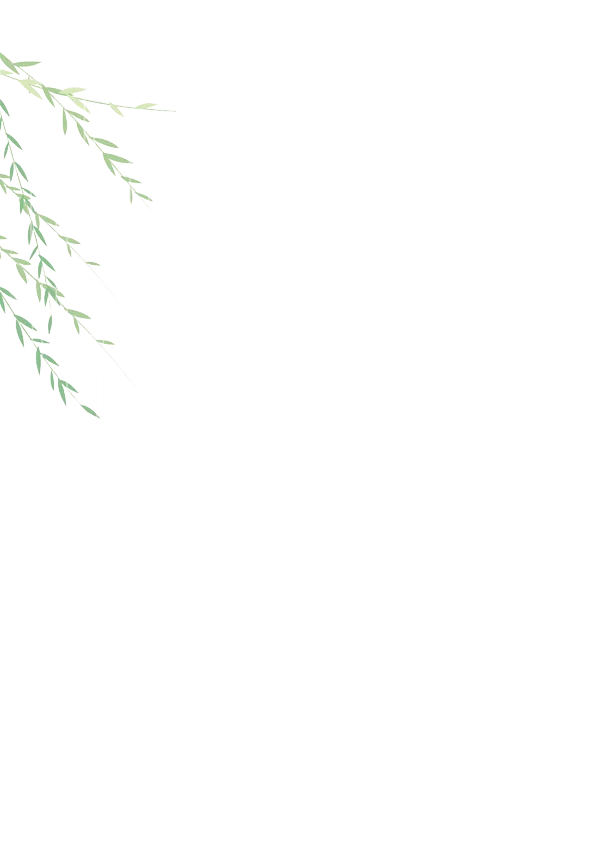 Minimal Bamboo Leaf Illustration
