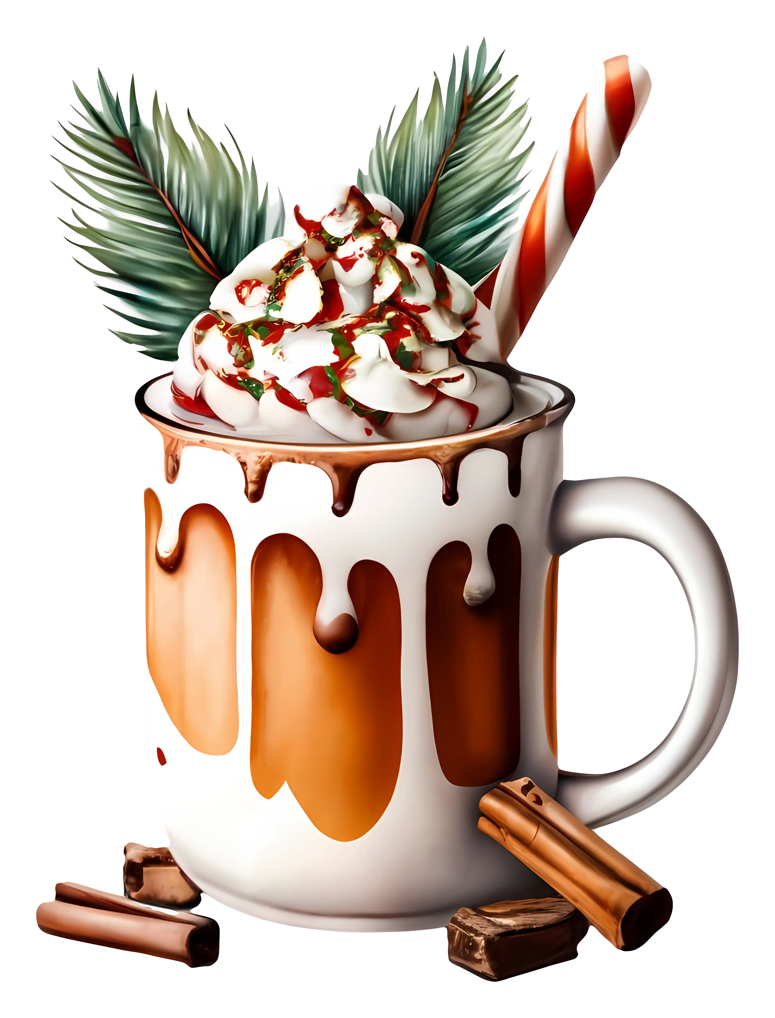 Hot Chocolate Mug with Whipped Cream