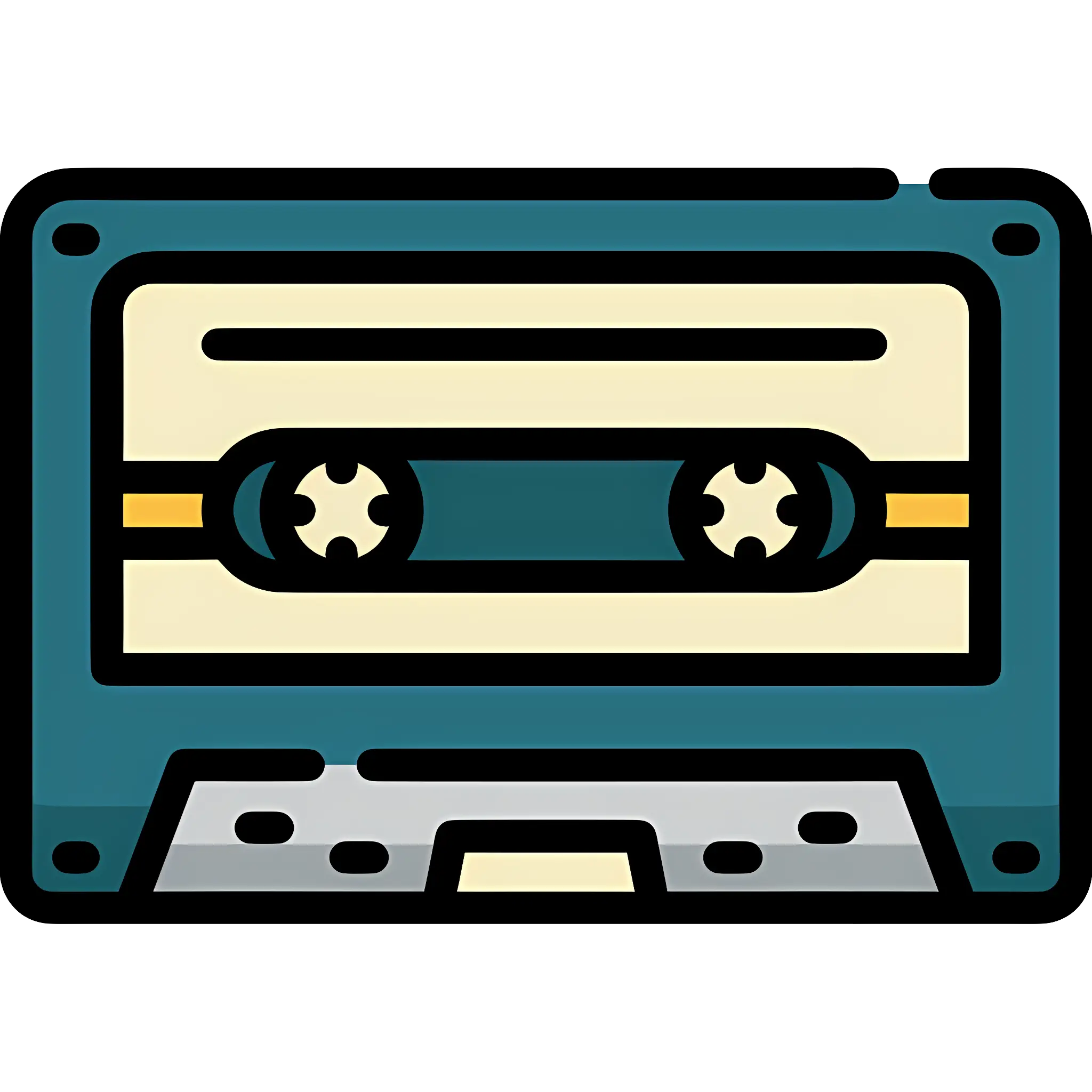Vintage Cassette Tape Illustration