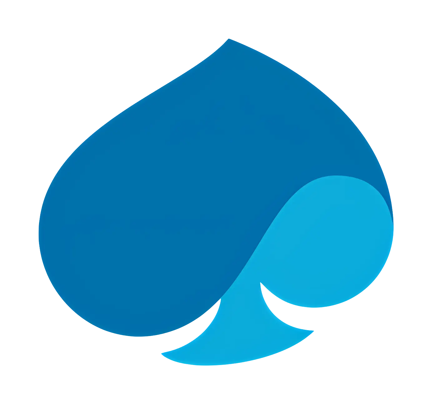 Blue Spade Symbol