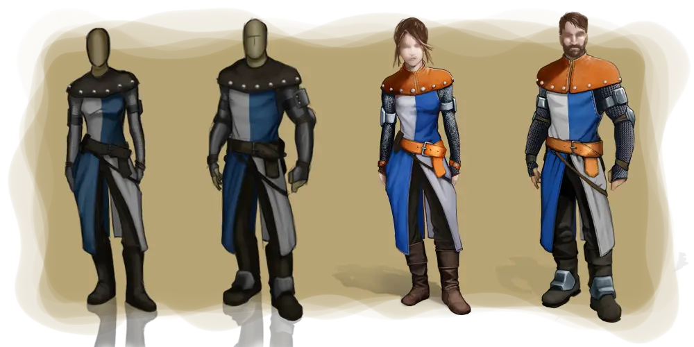 Medieval Characters in Costume