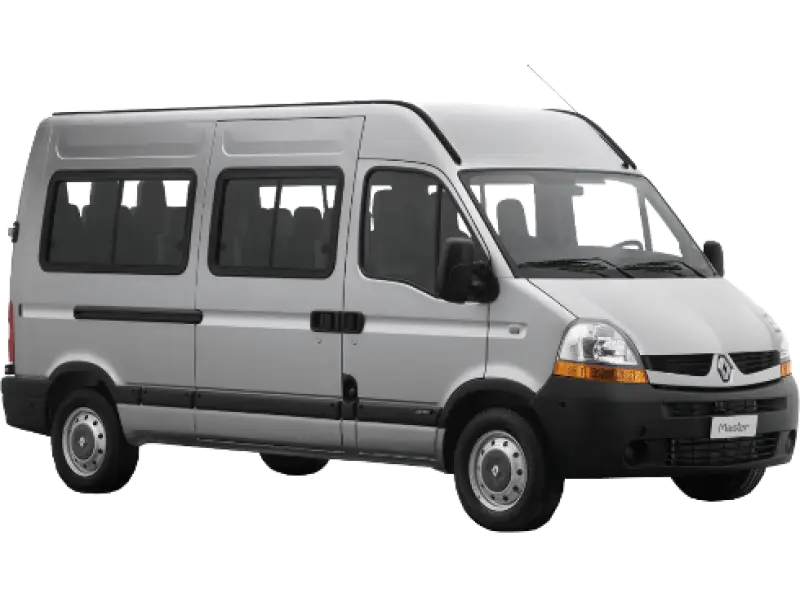 White Passenger Van for Group Transport