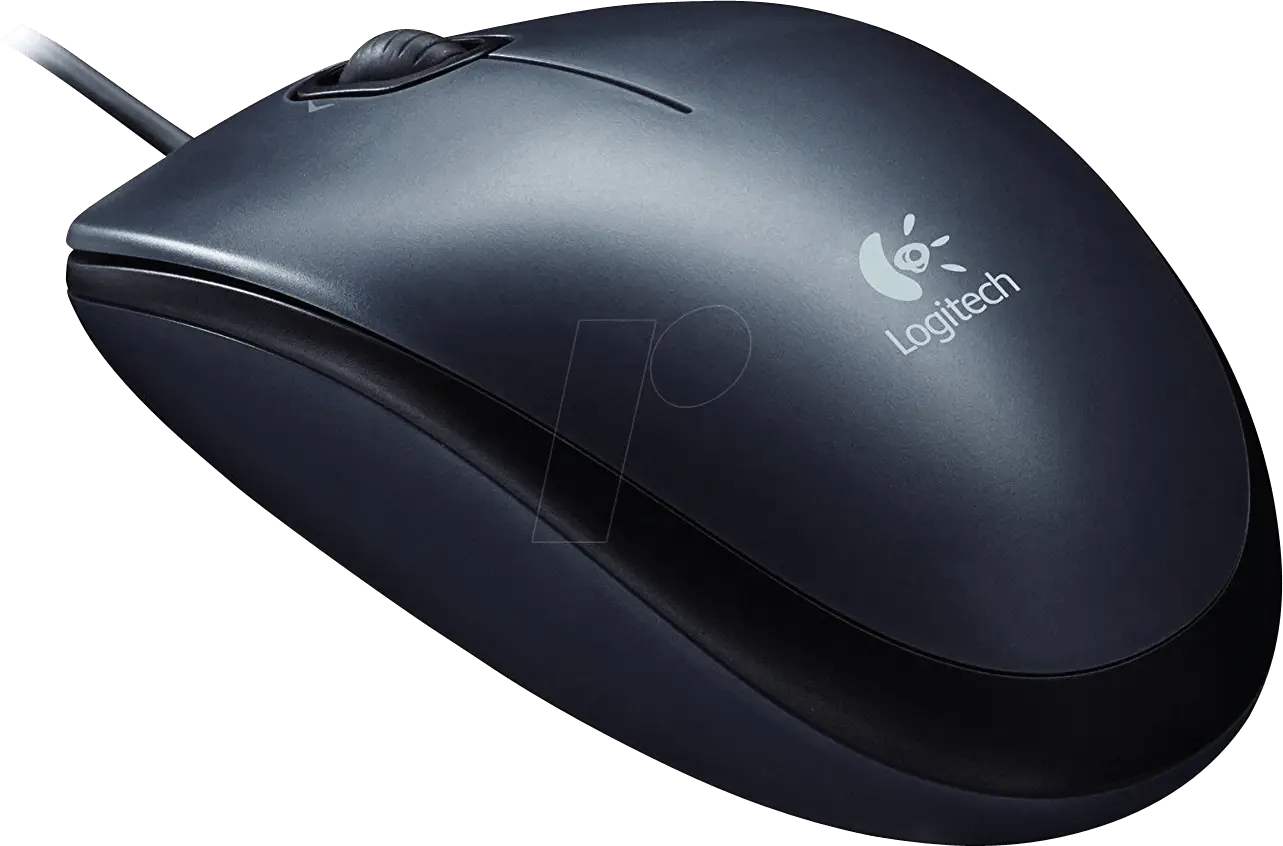 Black Wired Computer Mouse