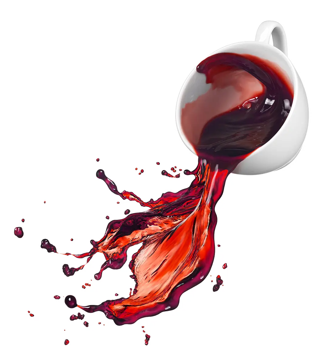 Spilled Coffee from Cup