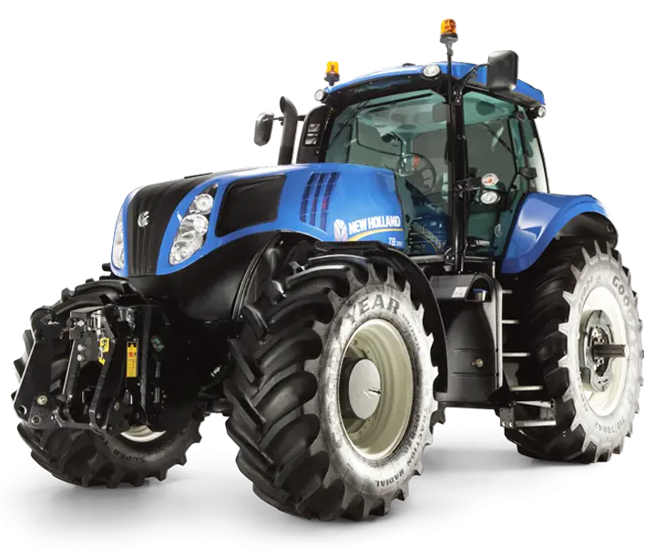 Blue Tractor for Agricultural Use