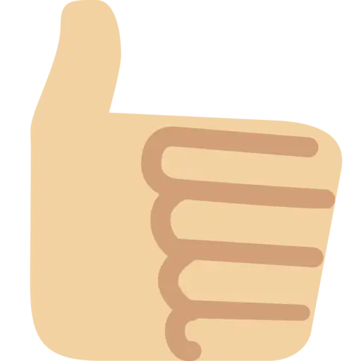 Hand Gesture Thumbs-Up Icon