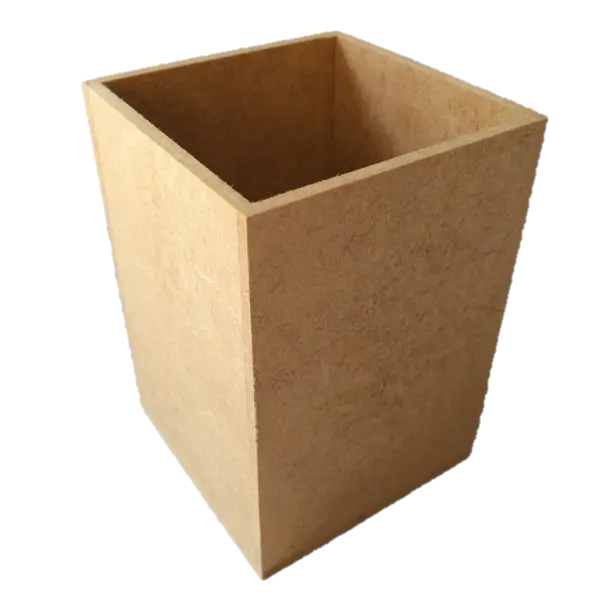 Wooden Waste Bin for Trash Management