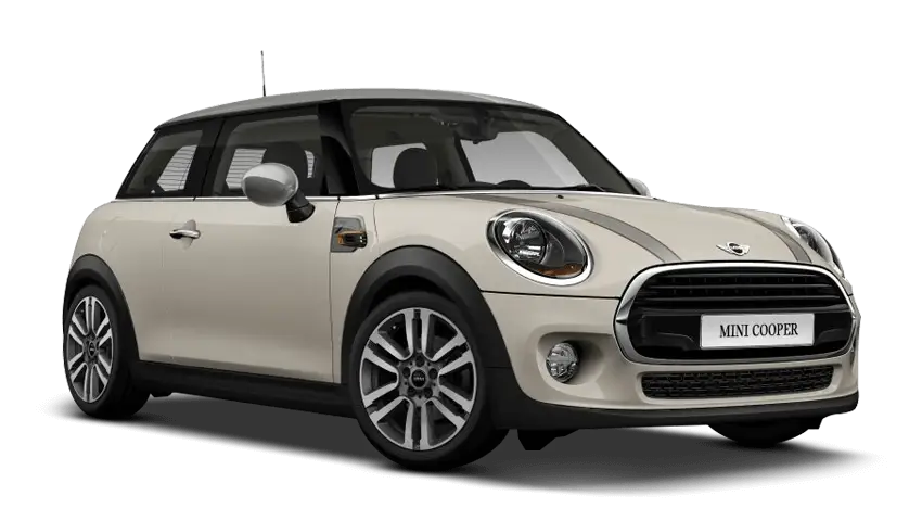 Mini Cooper Side View Compact Car
