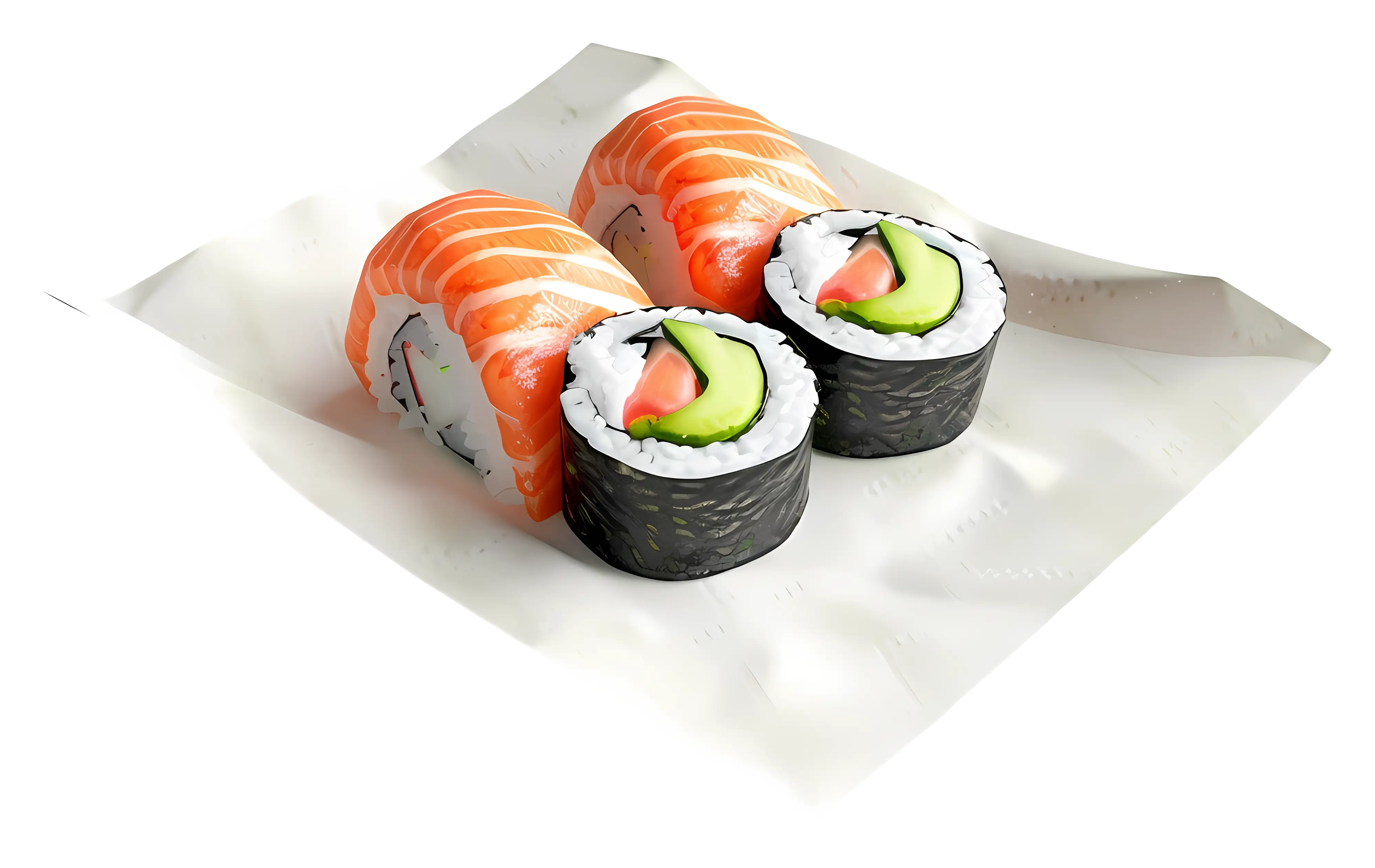Freshly Made Sushi Rolls
