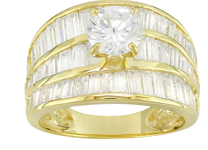 Luxury Diamond Ring with Gold