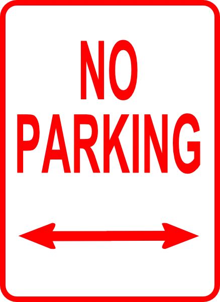No Parking Traffic Sign