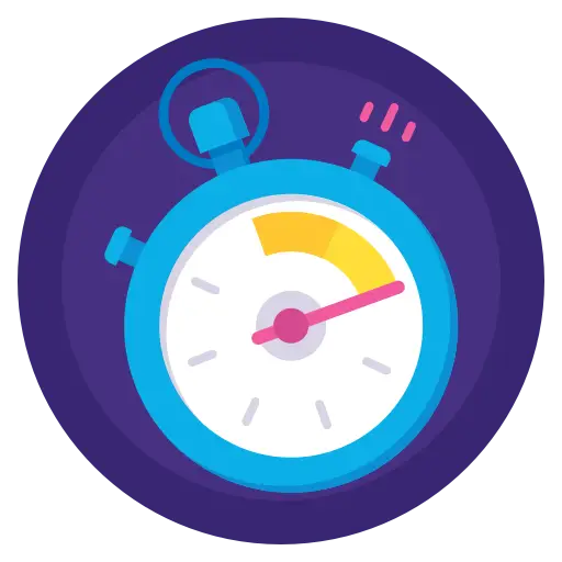 Cartoon Stopwatch Timer Illustration