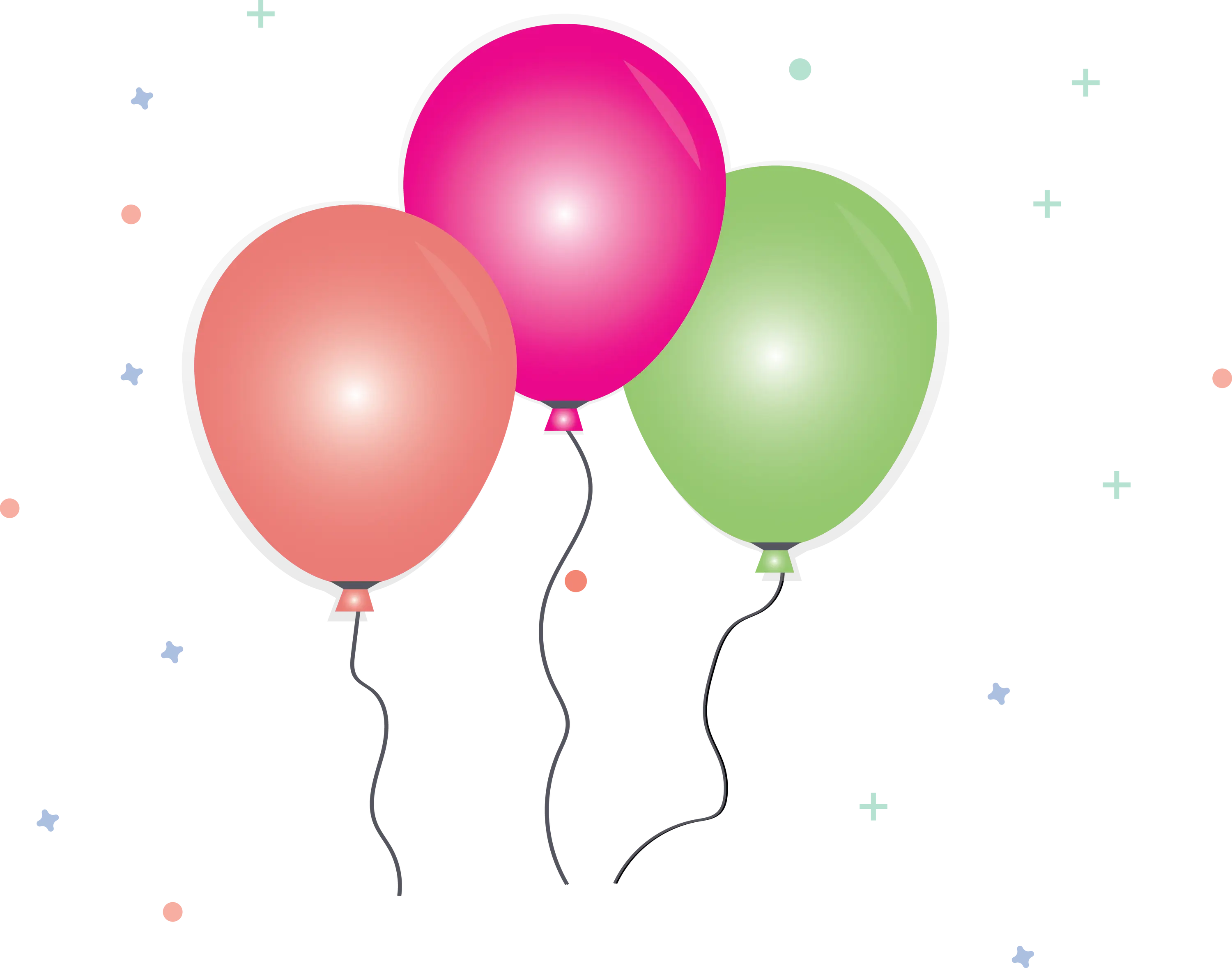 Colorful Balloons Illustration for Celebration