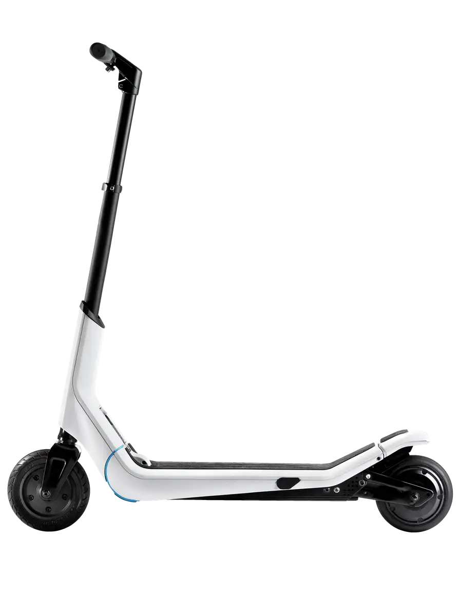 White Electric Scooter for Urban Mobility