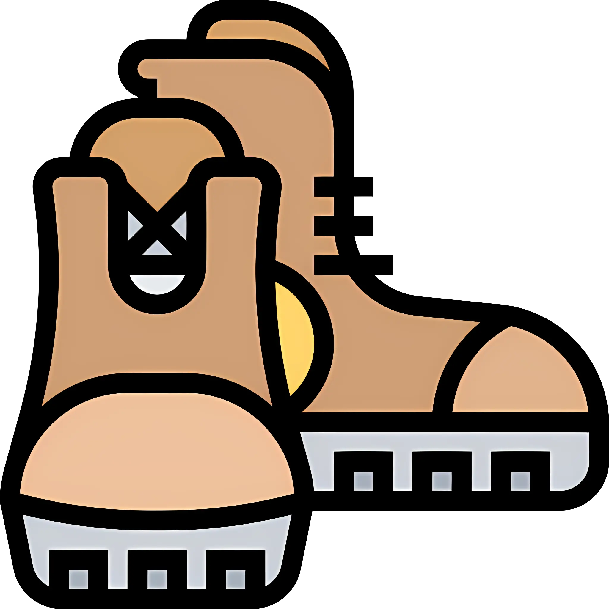 Hiking Boots Illustration