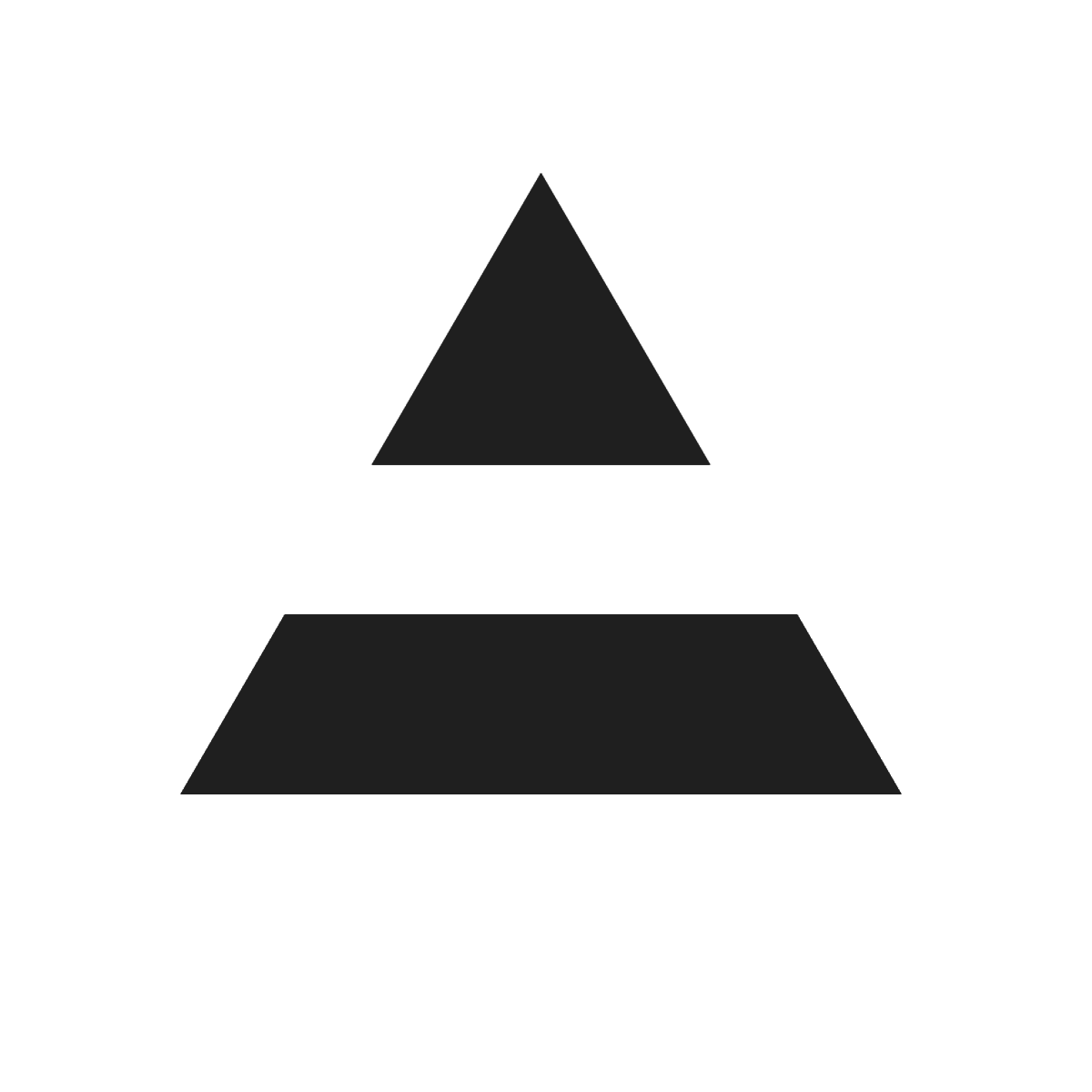 Minimalist Triangle and Rectangle Shapes