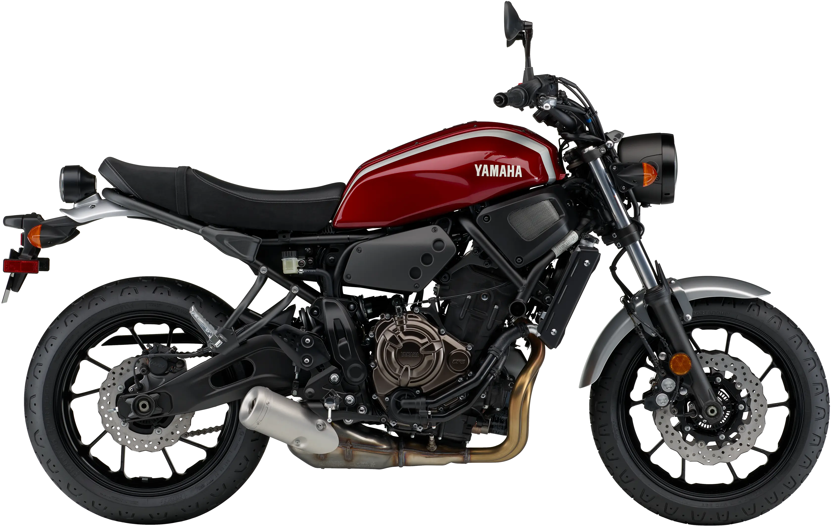 Red Motorcycle for Dynamic Street Riding