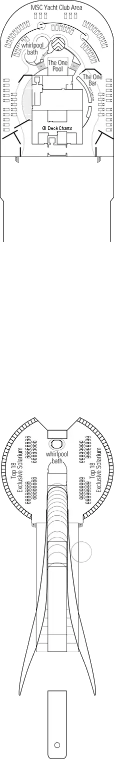 Yacht Club Area Deck Plan