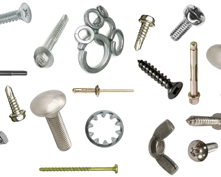 Various Metal Screws and Bolts