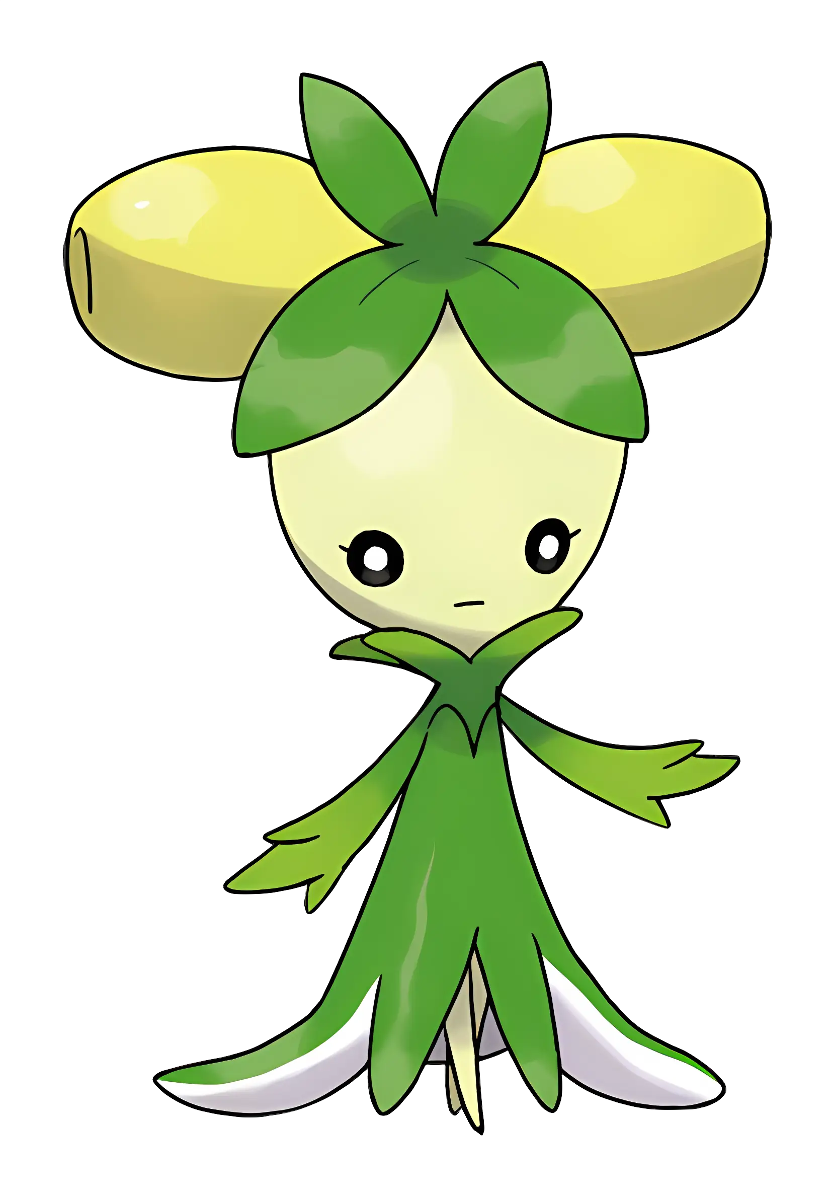 Green Plant Creature in Fantasy Style