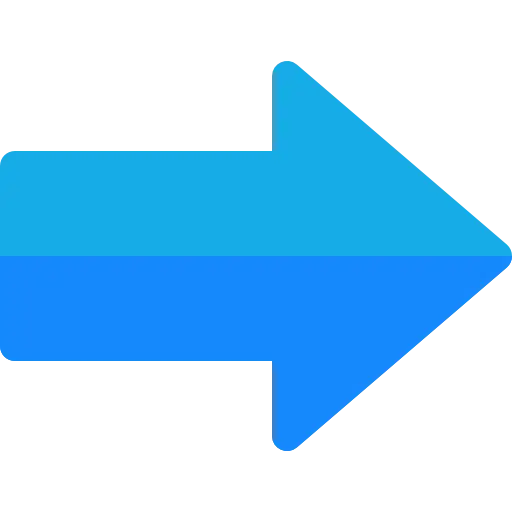 Blue Right Arrow