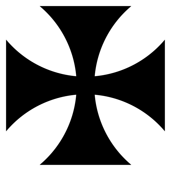 Black Iron Cross Logo
