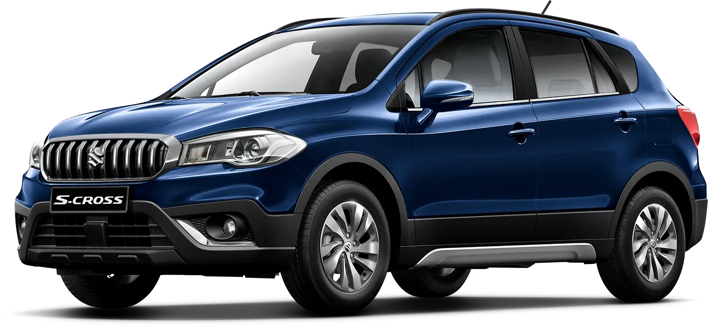 Modern Blue SUV Car