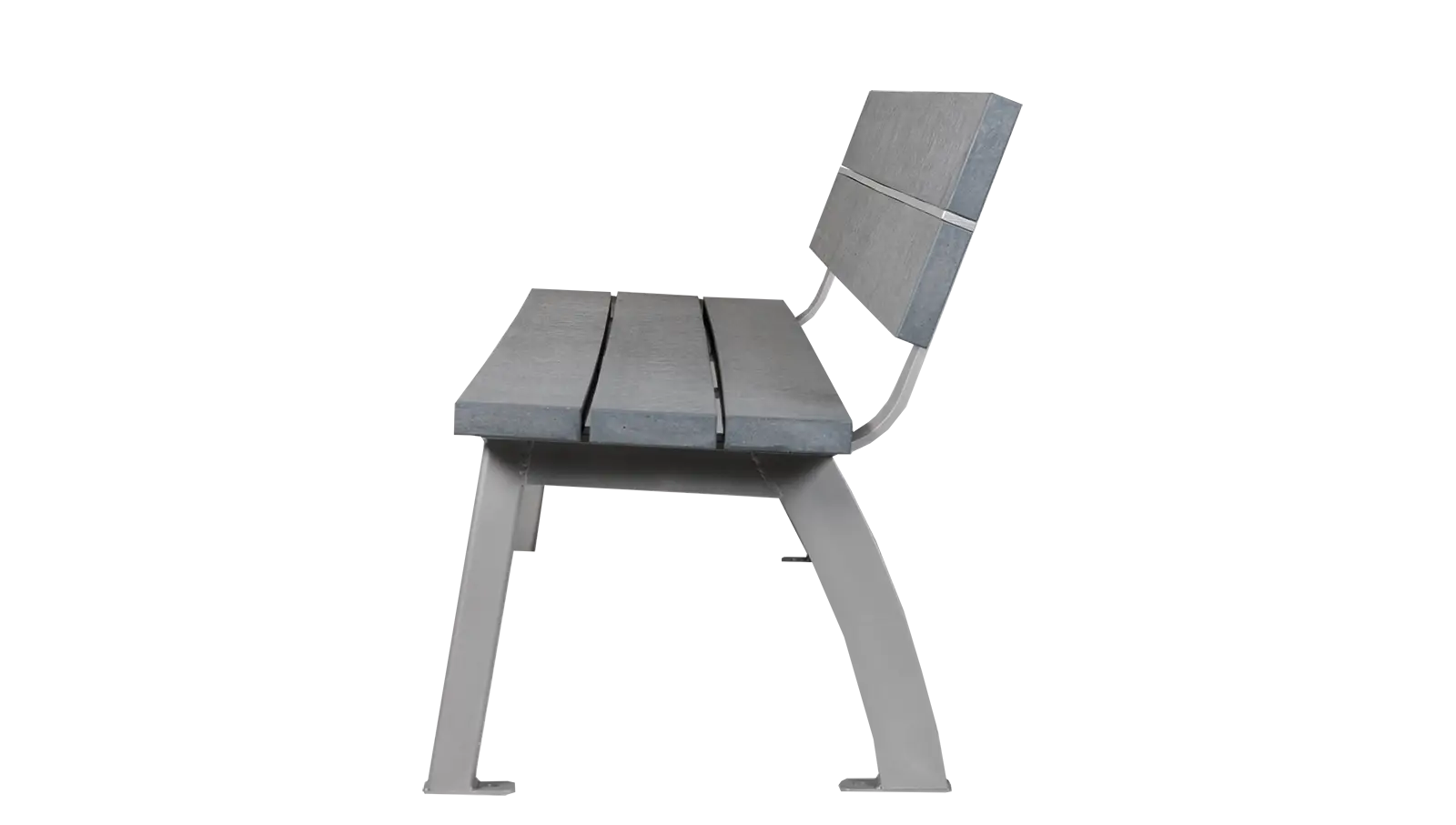 Gray Outdoor Bench