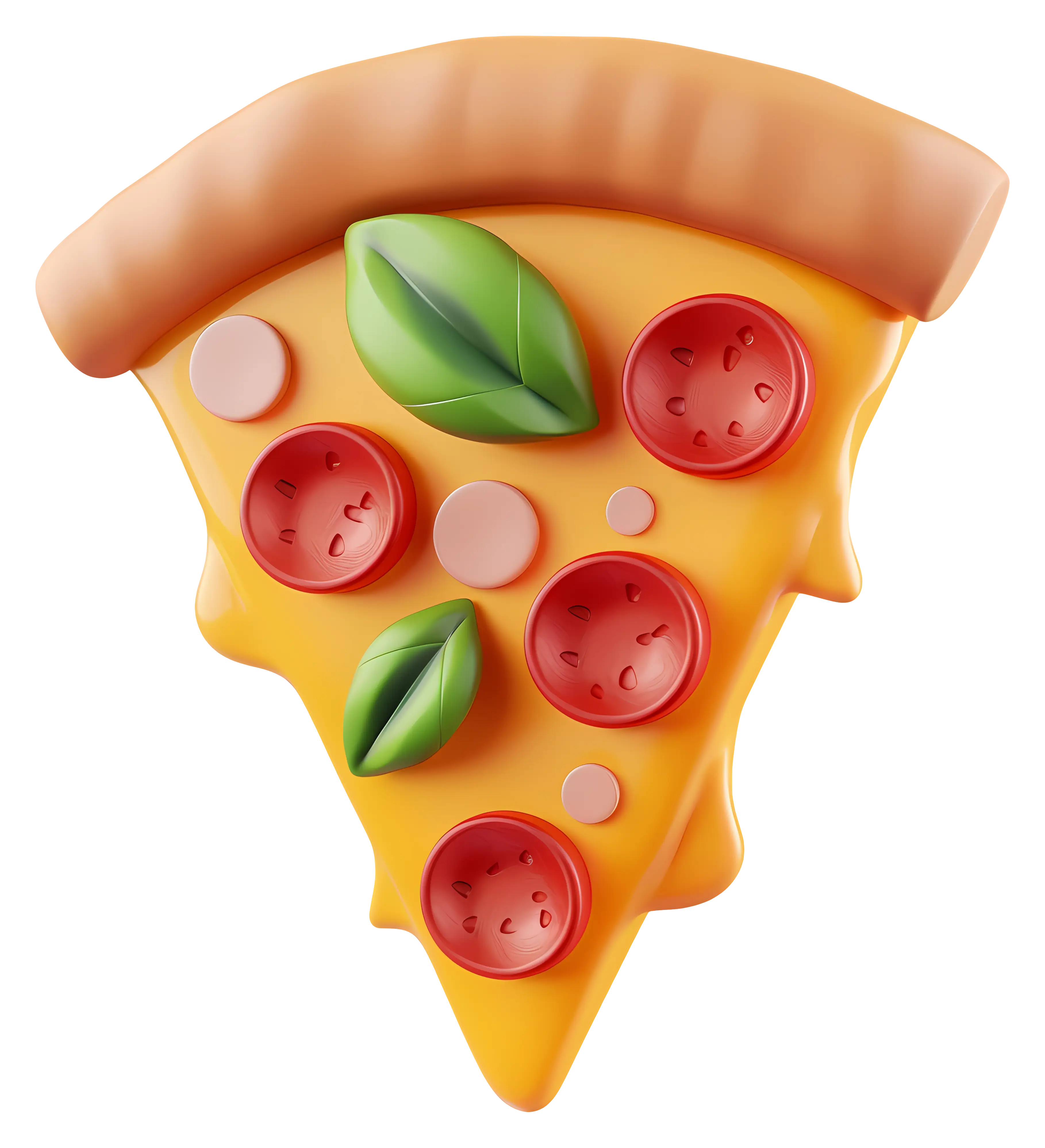 Cheesy Pepperoni Pizza Slice