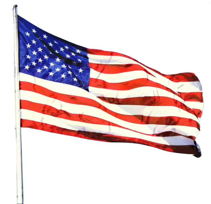United States Flag with Stars and Stripes
