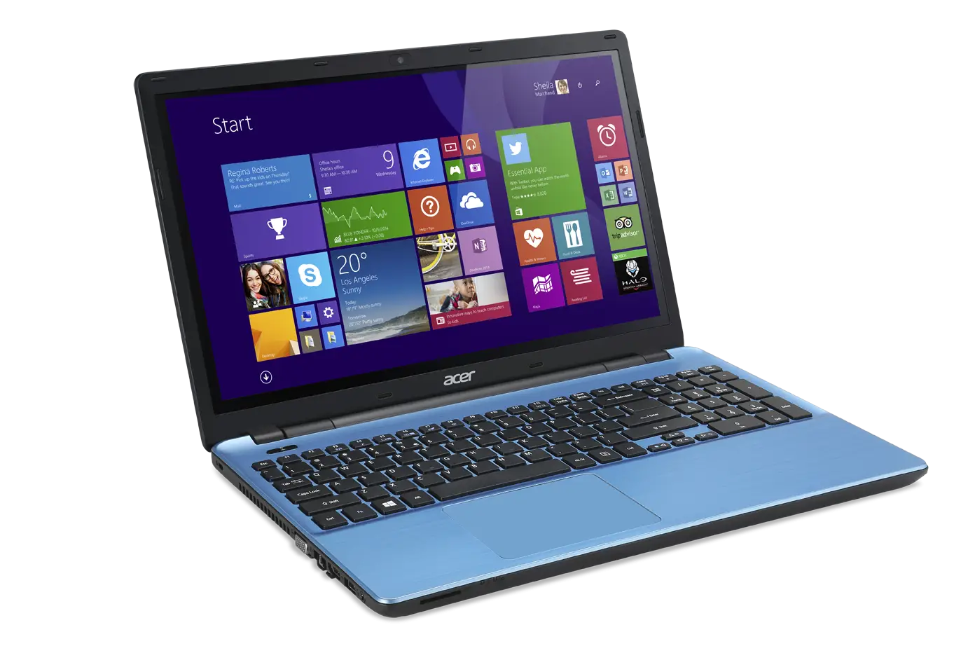 Laptop with Windows Interface