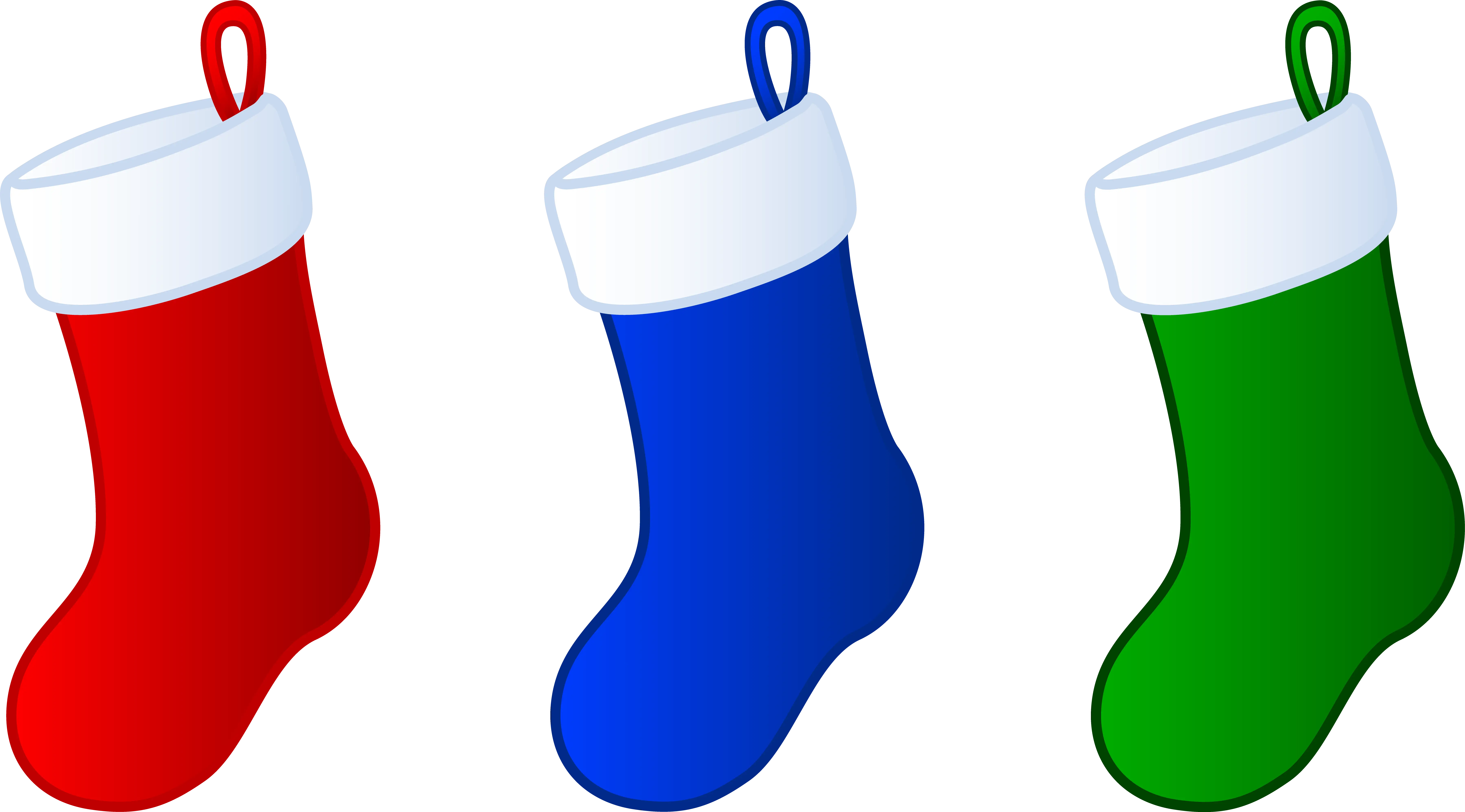 Colorful Christmas Stockings