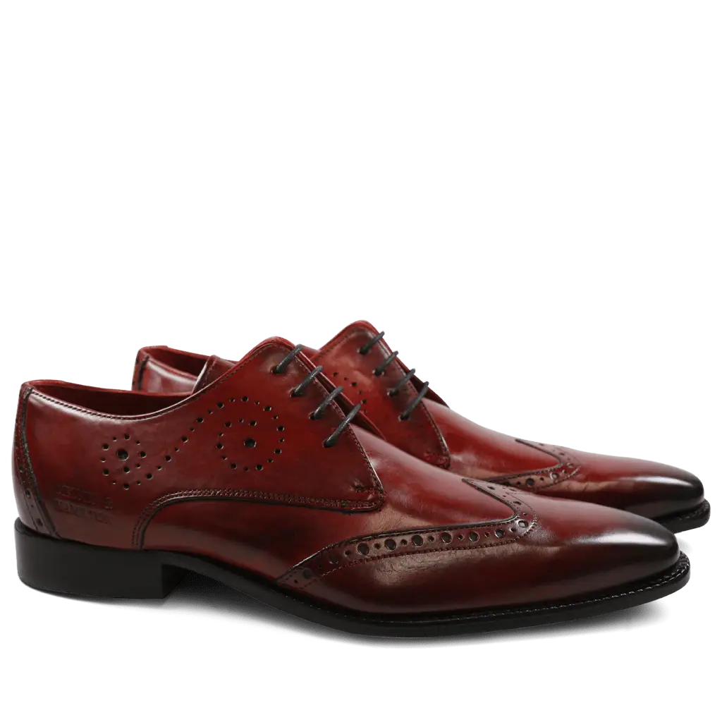 Pair of Elegant Brown Leather Shoes